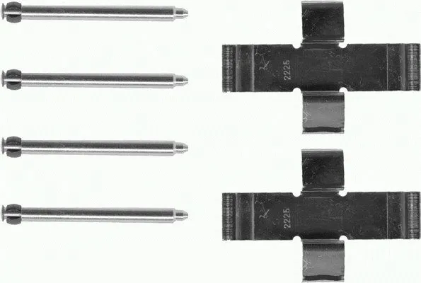 Accessory Kit, disc brake pad (K0204)