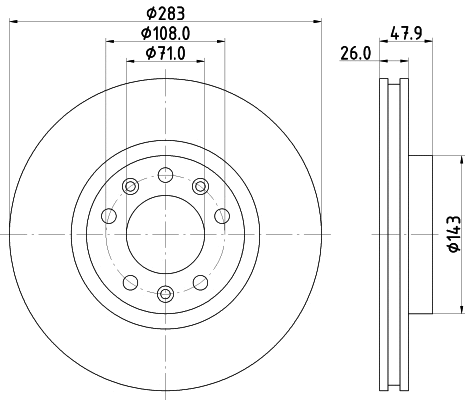 Brake Disc (55679)
