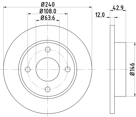 Brake Disc (51034)