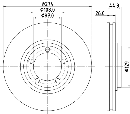 Brake Disc (55218)