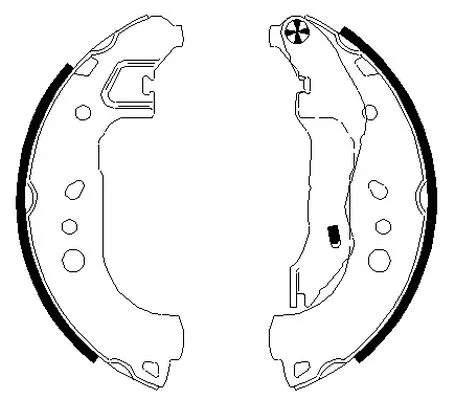 Brake Shoe Set (H1808)