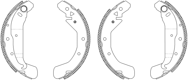 Brake Shoe Set (Q1160)