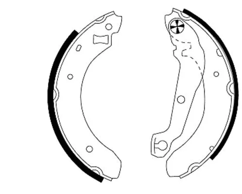 Brake Shoe Set (H1035)