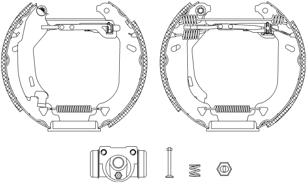 Brake Shoe Set (R0655)