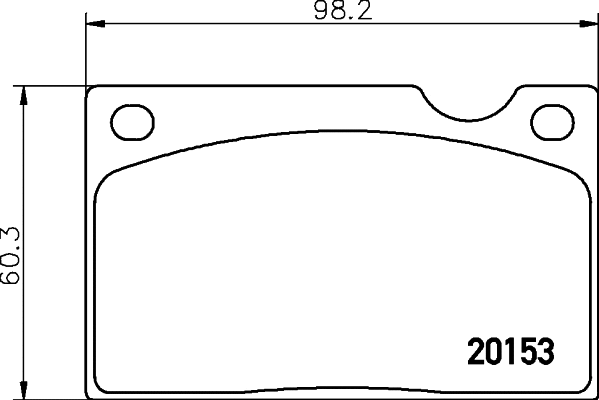 Brake Pad Set, disc brake (T5116)