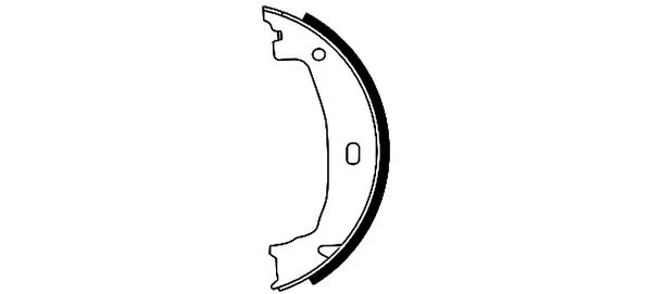Brake Shoe Set, parking brake (H9160)