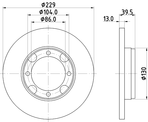 Brake Disc (52204)