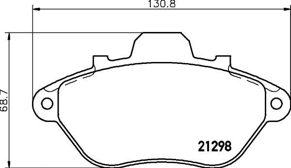 Brake Pad Set, disc brake (T9016)