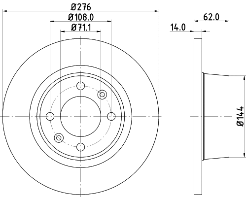 Brake Disc (50328)