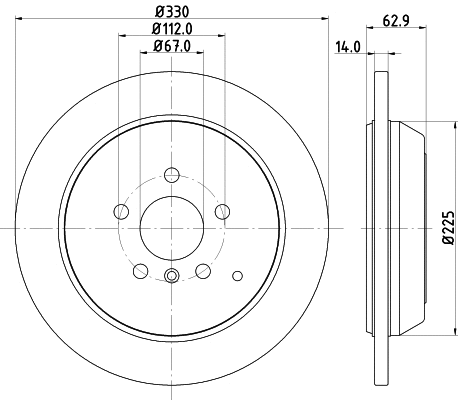 Brake Disc (54508)