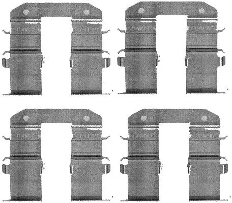 Accessory Kit, disc brake pad (K0187)