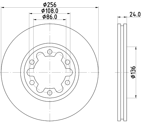 Brake Disc (55363)