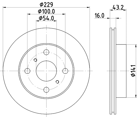 Brake Disc (54132)