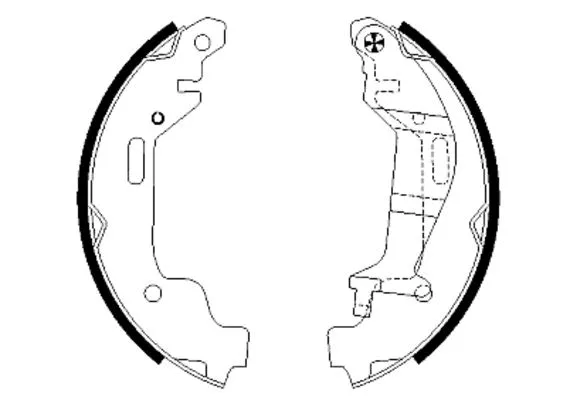 Brake Shoe Set (H9475)