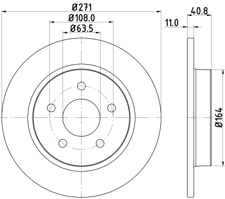Brake Disc (55390)