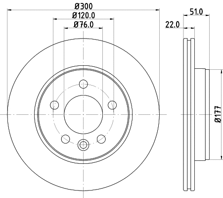 Brake Disc (55885)