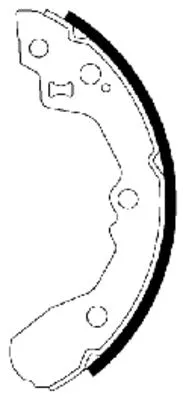 Brake Shoe Set (H9840)