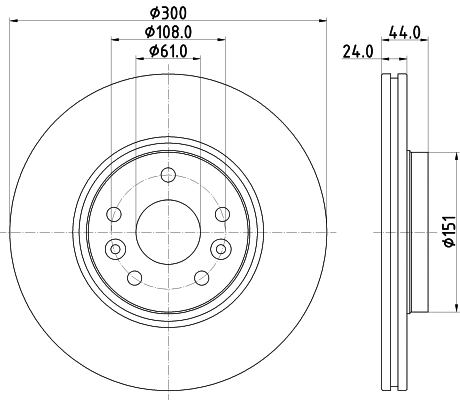 Brake Disc (55028)