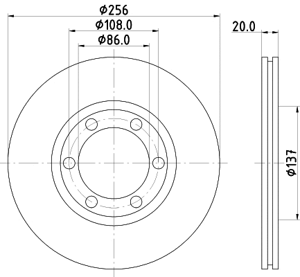 Brake Disc (50218)