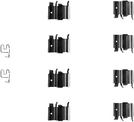 Accessory Kit, disc brake pad (K0117)