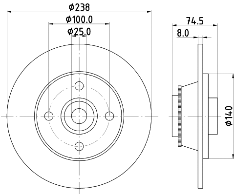 Brake Disc (54541)
