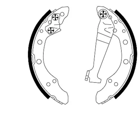 Brake Shoe Set (Q1202)