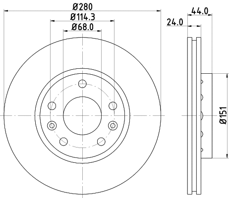 Brake Disc (54955)