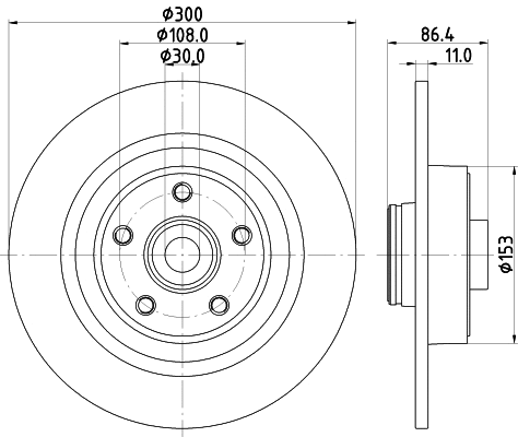 Brake Disc (54598)