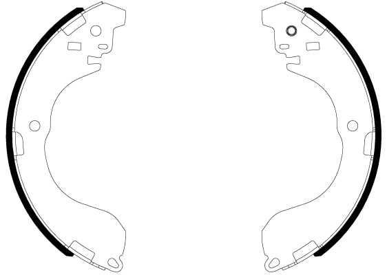 Brake Shoe Set (H1853)