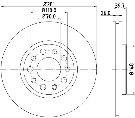 Brake Disc (55301)