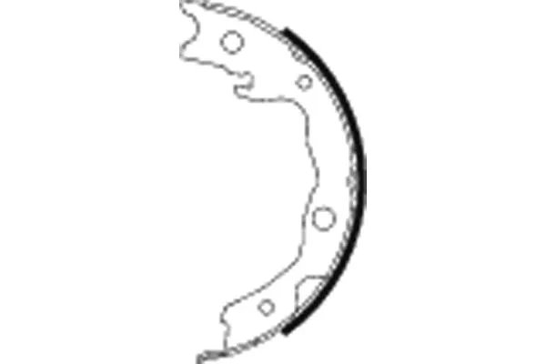 Brake Shoe Set, parking brake (H1682)