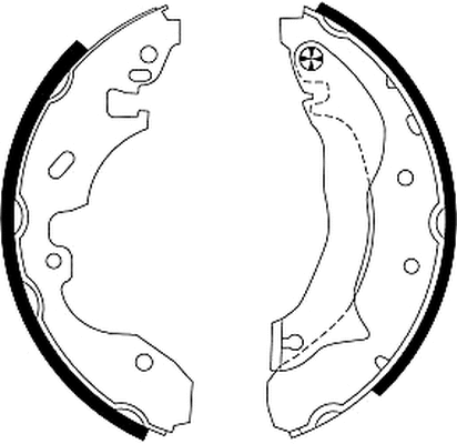 Brake Shoe Set (H9250)