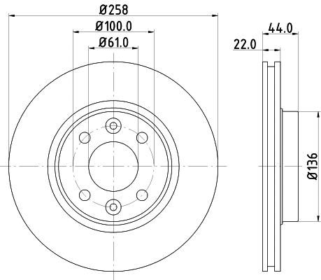 Brake Disc (55552)