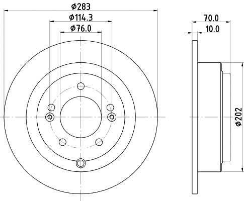 Brake Disc (55444)