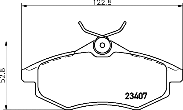 Brake Pad Set, disc brake (T1324)
