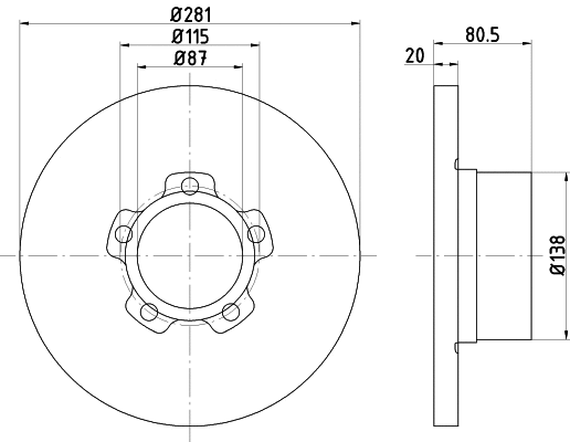 Brake Disc (53907)