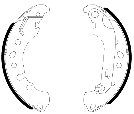 Brake Shoe Set (H1848)