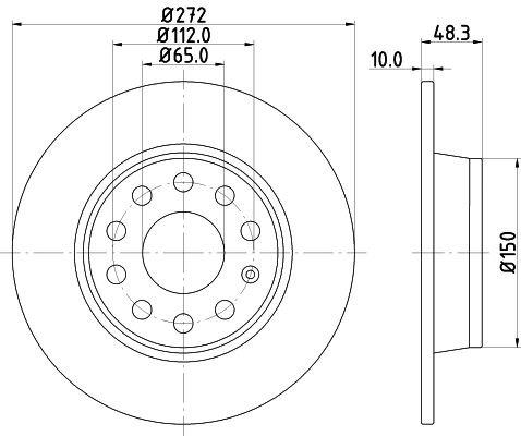 Brake Disc (55249)