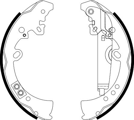 Brake Shoe Set (H1012)
