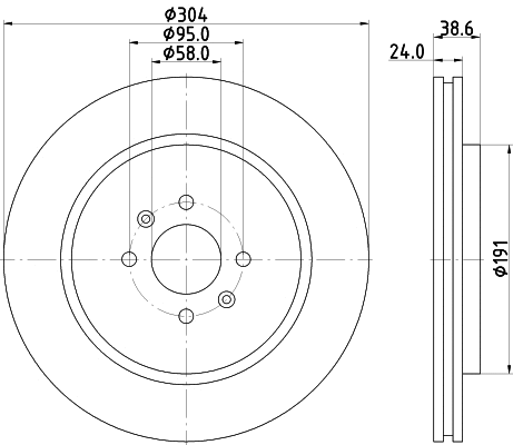 Brake Disc (54702)