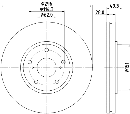 Brake Disc (55352)
