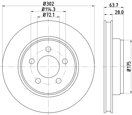 Brake Disc (55033)