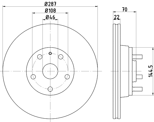 Brake Disc (54013)