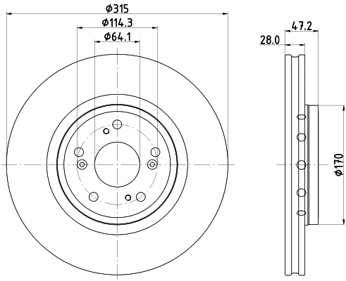 Brake Disc (55833)