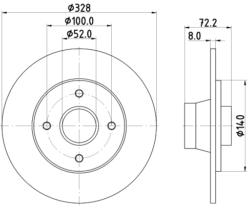 Brake Disc (52843)