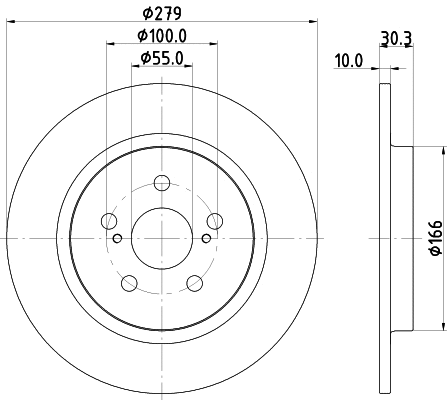 Brake Disc (55283)
