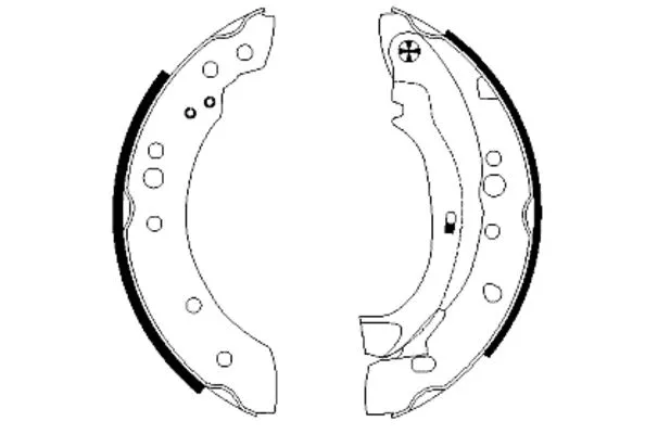 Brake Shoe Set (H9580)