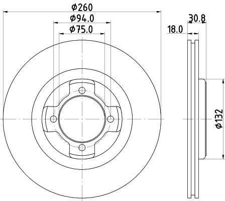 Brake Disc (52019)