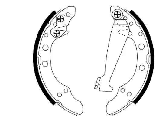 Brake Shoe Set (H8720)