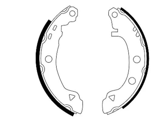 Brake Shoe Set (H8580)